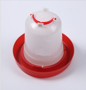 1.5KG Plastic Chicken Quail Poultry Hen Drinker Food Feeder Chicken Drinker Chick Hen Bantam Food Water Accessories Tool