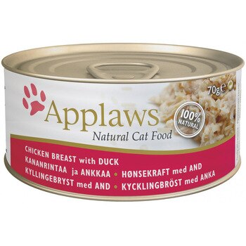 Applows canned food for cats with chicken and duck 0,07 kg x 12 PCs