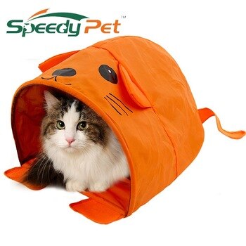 Cartoon Shape Cat Tent For Small/Medium Size Cat House Puppy Kitten Bed Rabbit Bed Easy Storage Travel Cat Girl Cheap Price