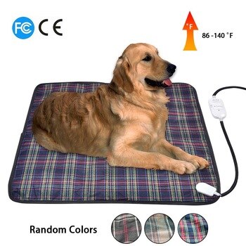 Hot Colorful Pet Puppy Kitten Electric Heat Pad 220V 18W Dog Cat Bunny Heater Mat Blanket Bed Mat 60x60CM Heating Pad