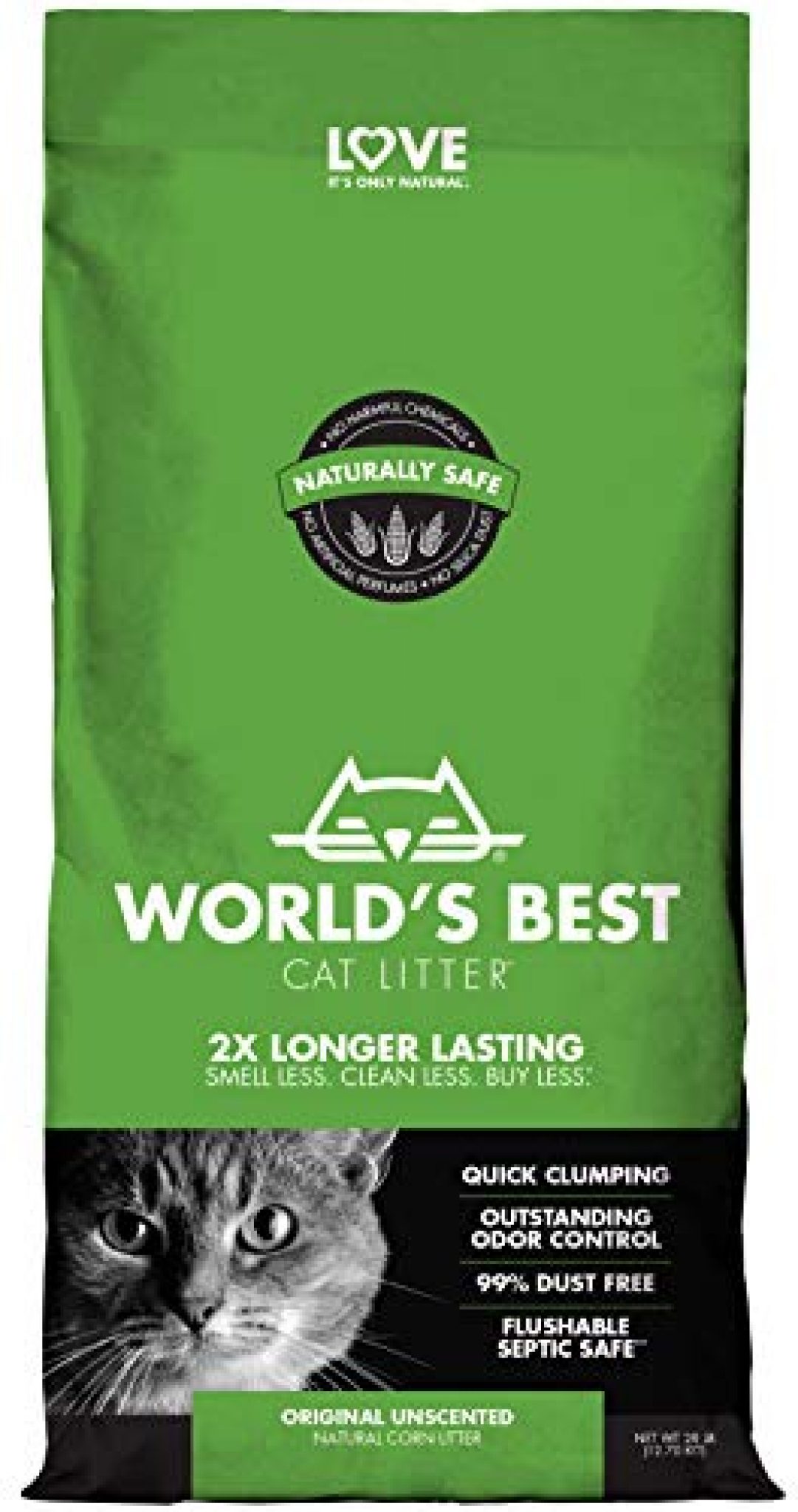 Worlds Best Cat Litter Clumping Litter Formula 28 Pounds 1081x2048 